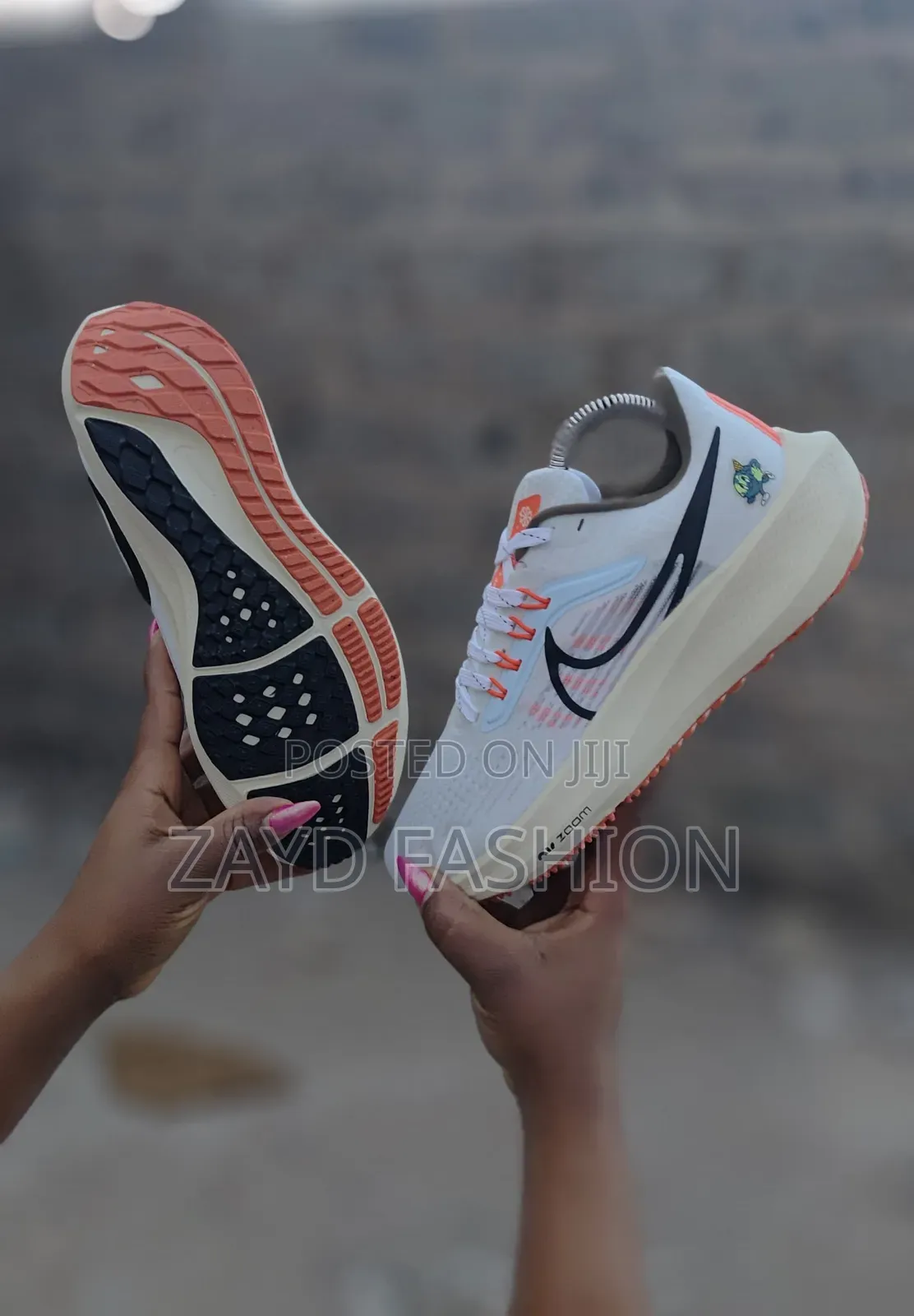 ACG Pegasus Trail Cream Orange Running Shoes