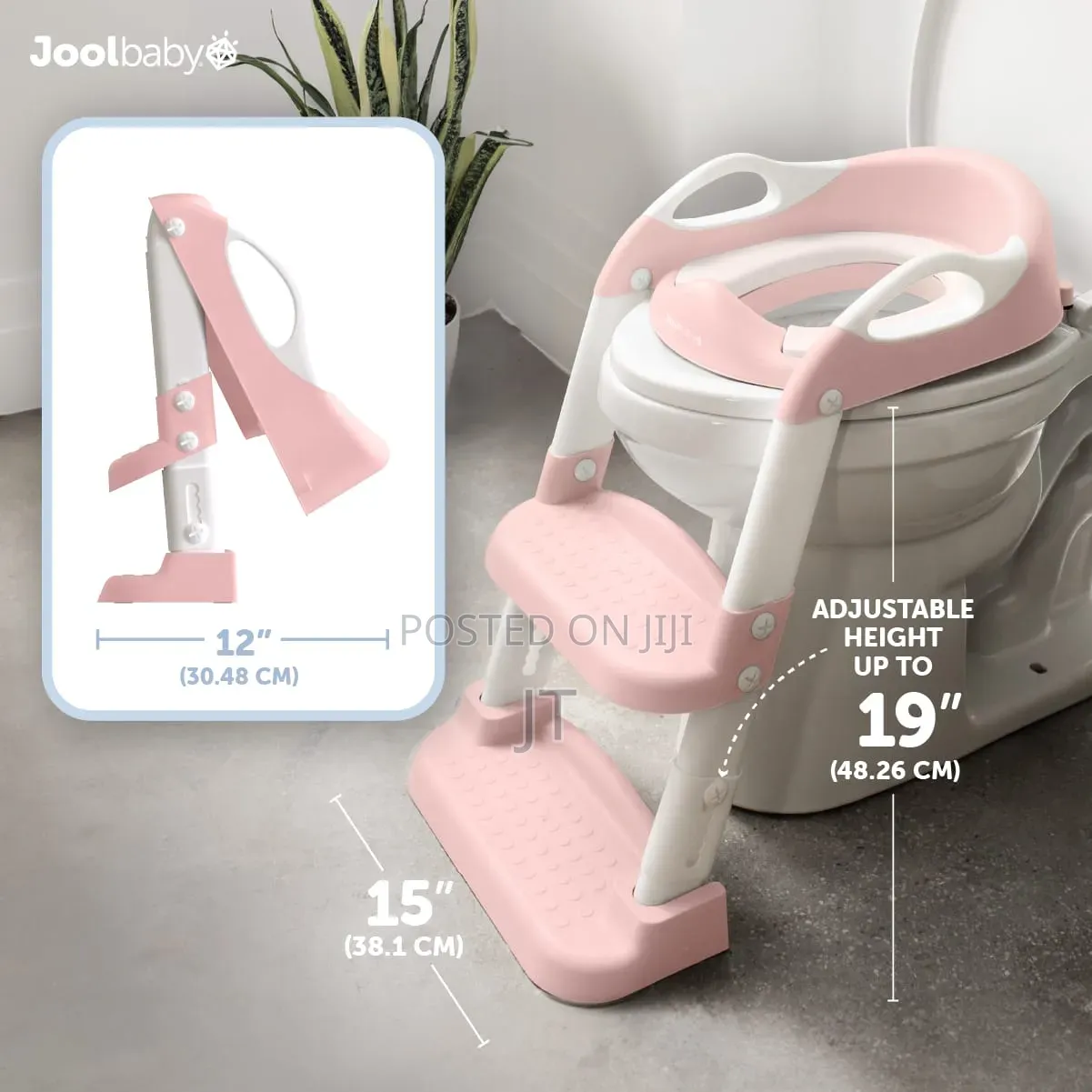 Baby Auxiliary Toilet Ladder Folding Seat for Kids Training