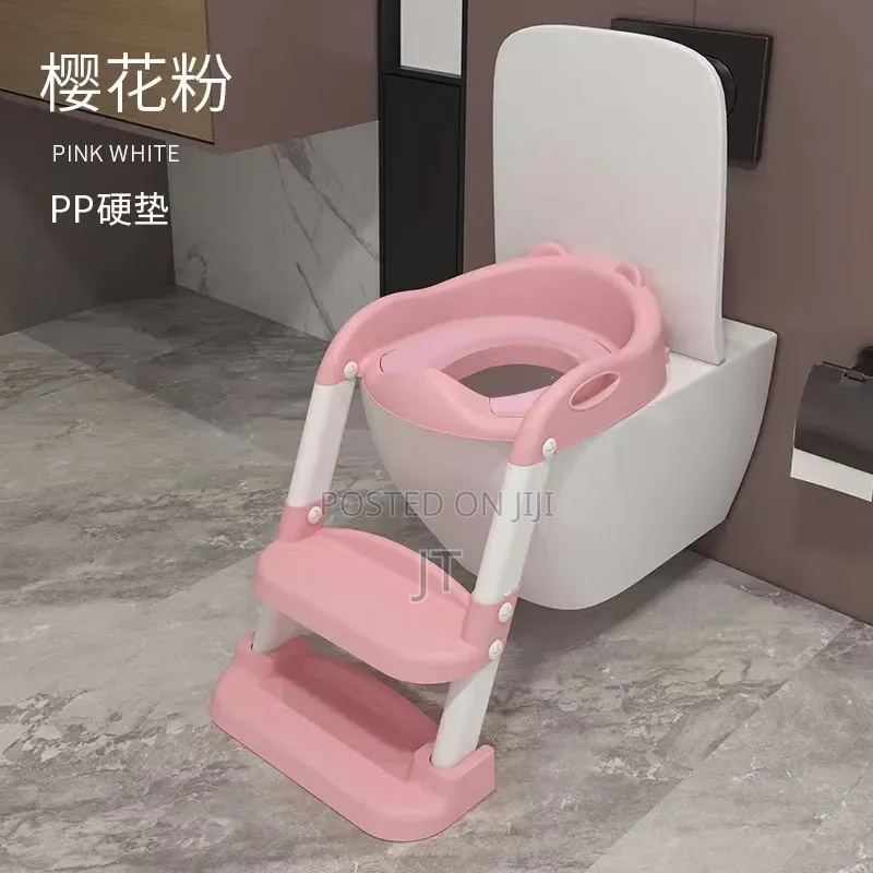 Baby Auxiliary Toilet Ladder Folding Seat for Kids Training