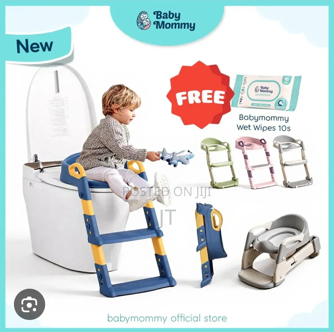 Baby Auxiliary Toilet Ladder Folding Seat for Kids Training