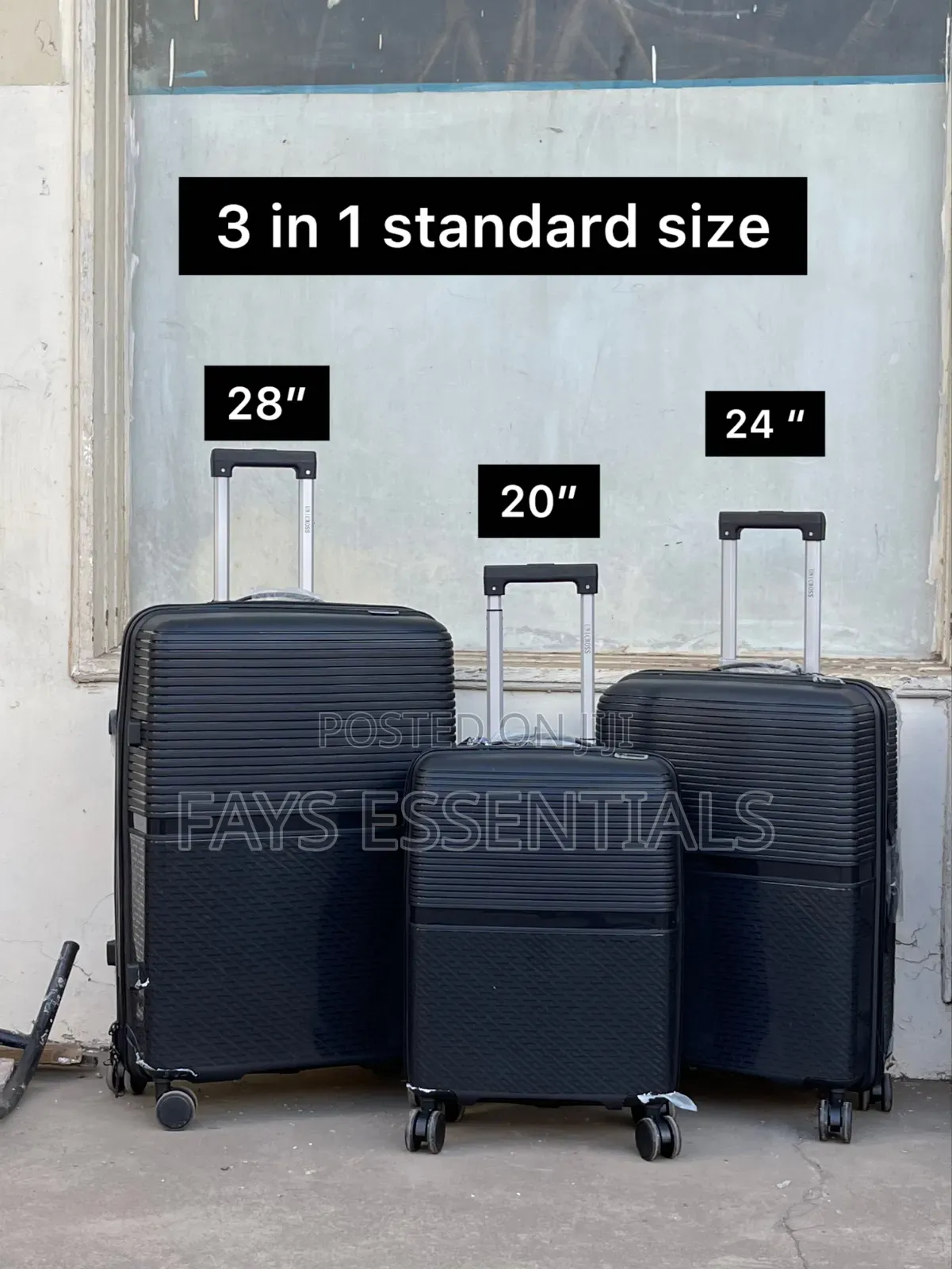 3 in 1 Unbreakable Suitcase