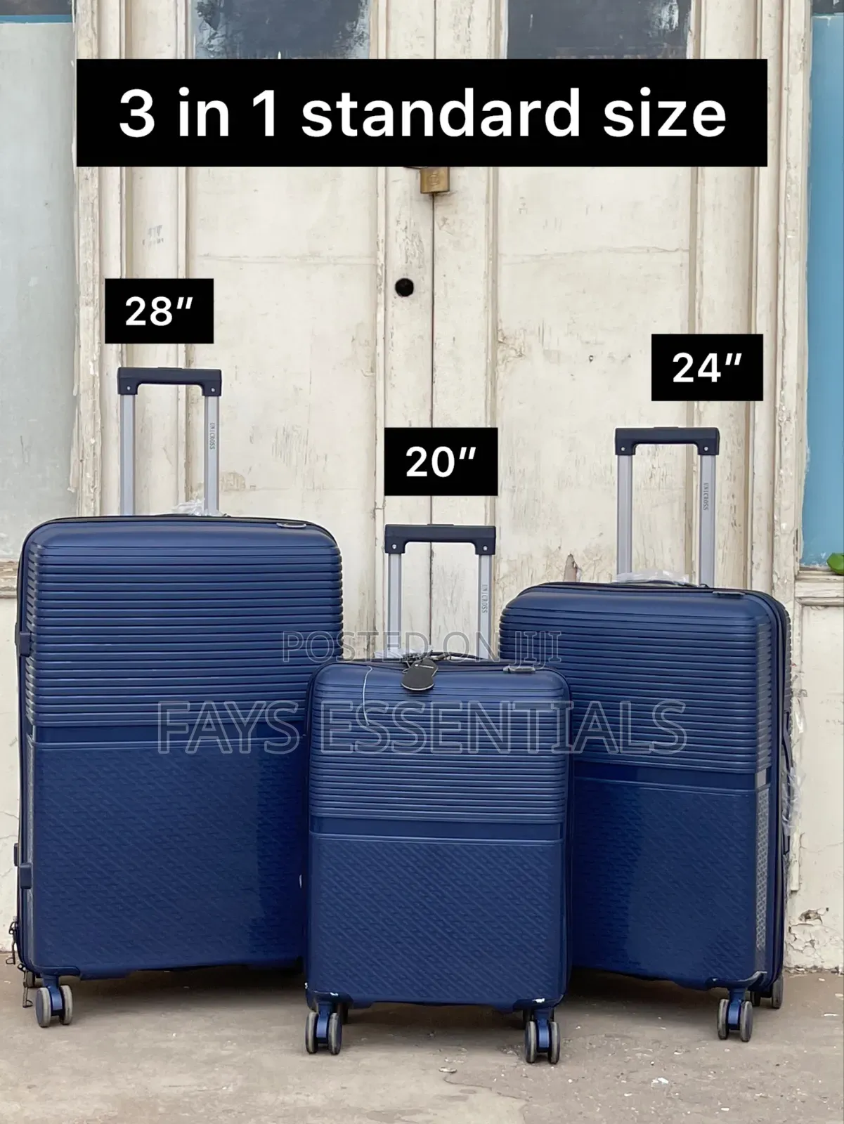 3 in 1 Unbreakable Suitcase