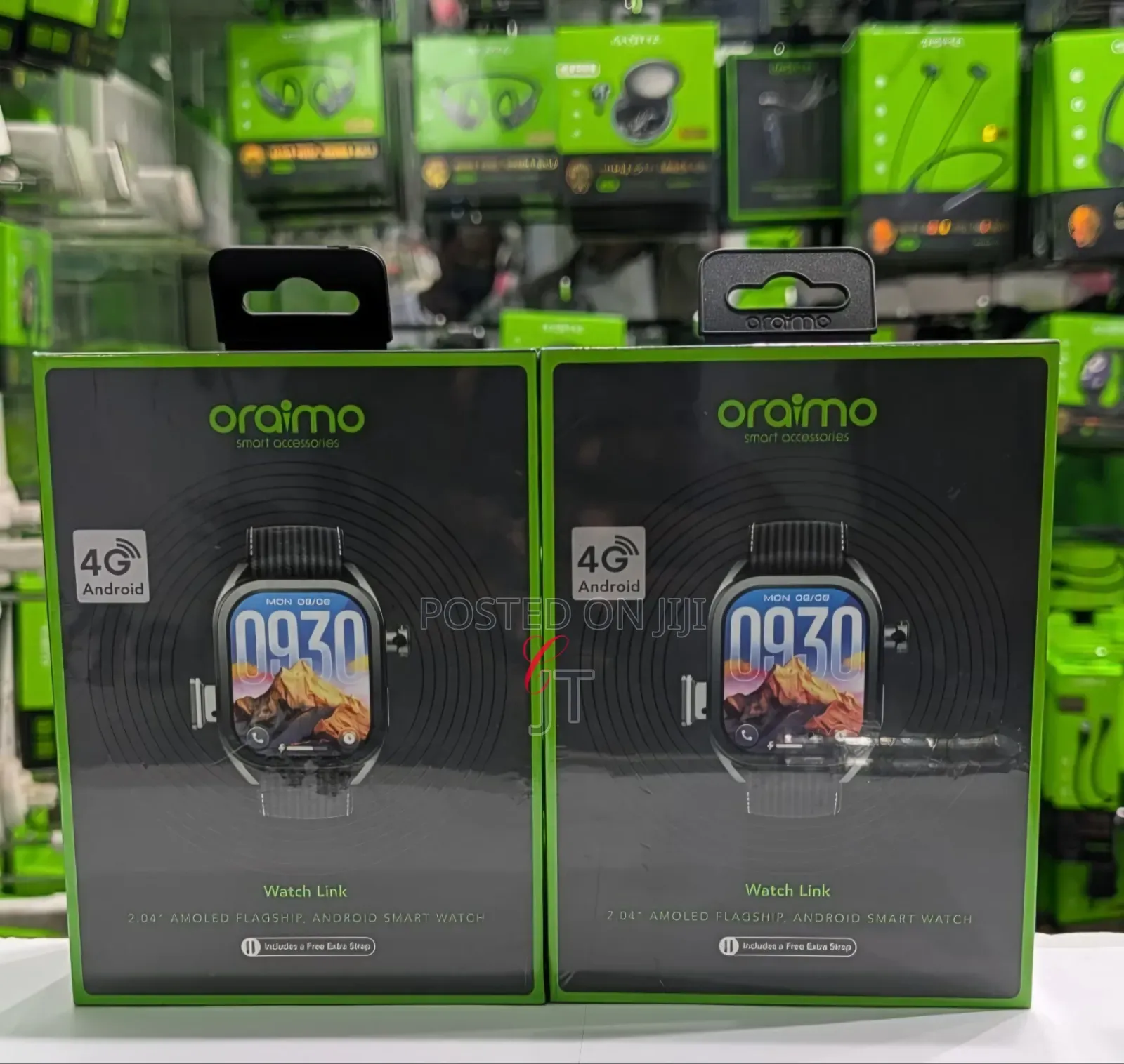 Oraimo Watch Link (Model OAW-860) 2.04-Inch AMOLED 4G Smartwatch