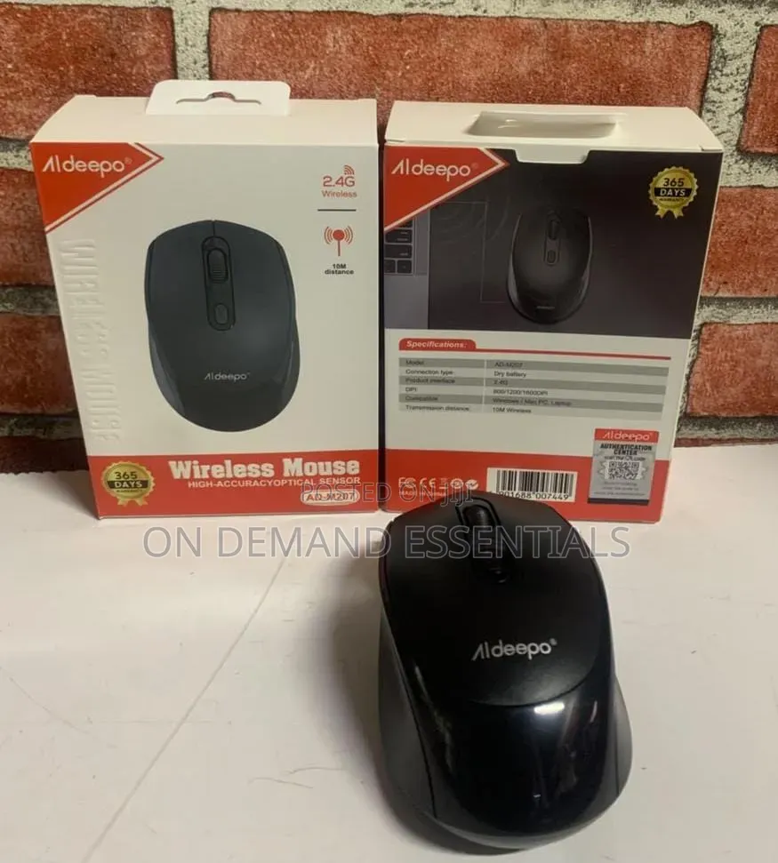 Aldeepo Ad-M207 Wireless Mouse 10m Range 2.4g Wireless
