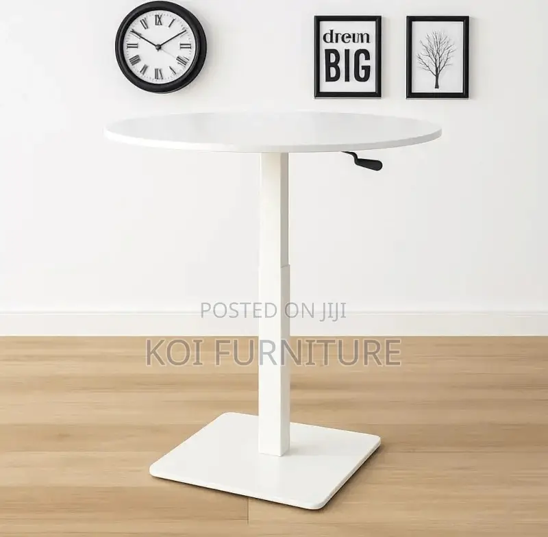 Adjustable Coffee Table | Round Modern Home Office Tables