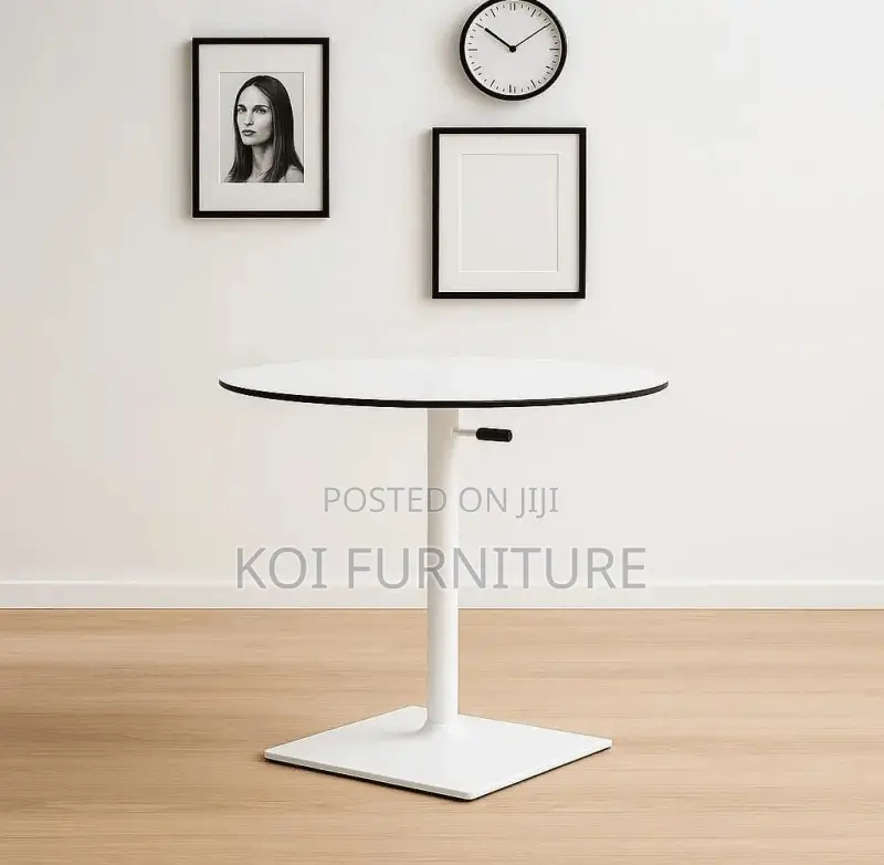 Adjustable Coffee Table | Round Modern Home Office Tables