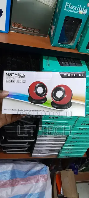 Brand New Model 108 Mini Multimedia PC Speakers (2.0 USB Wired)