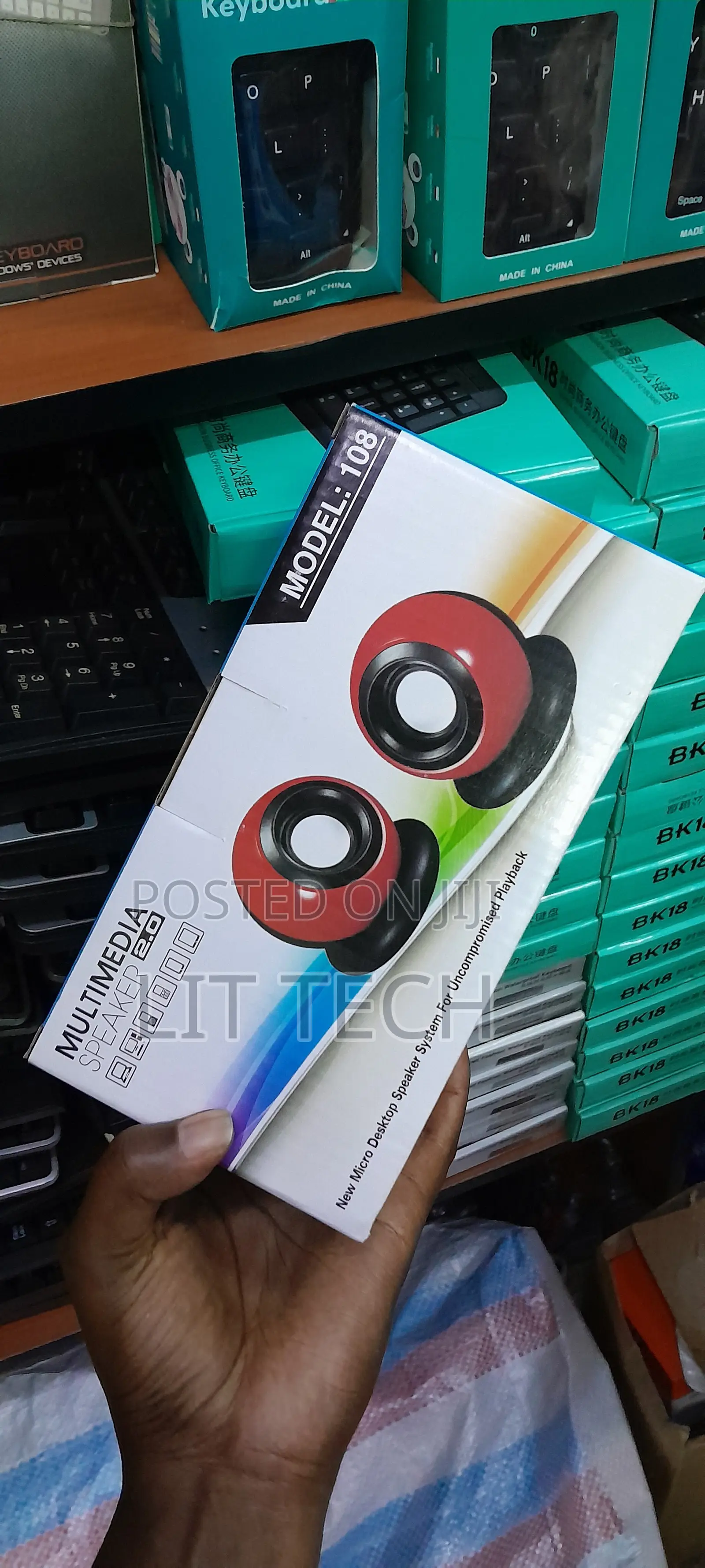 Brand New Model 108 Mini Multimedia PC Speakers (2.0 USB Wired)