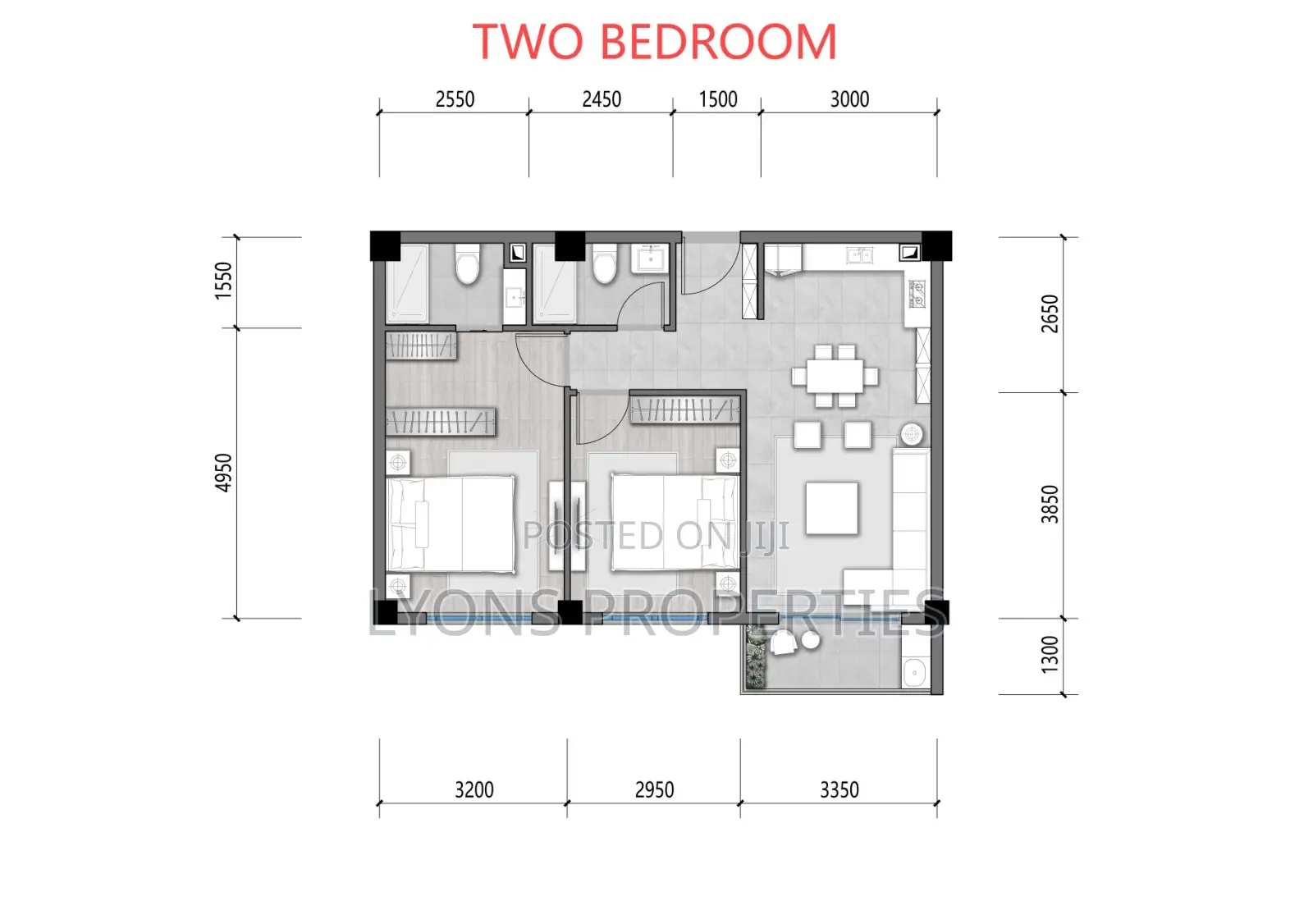 2bdrm Apartment in Gataka for sale