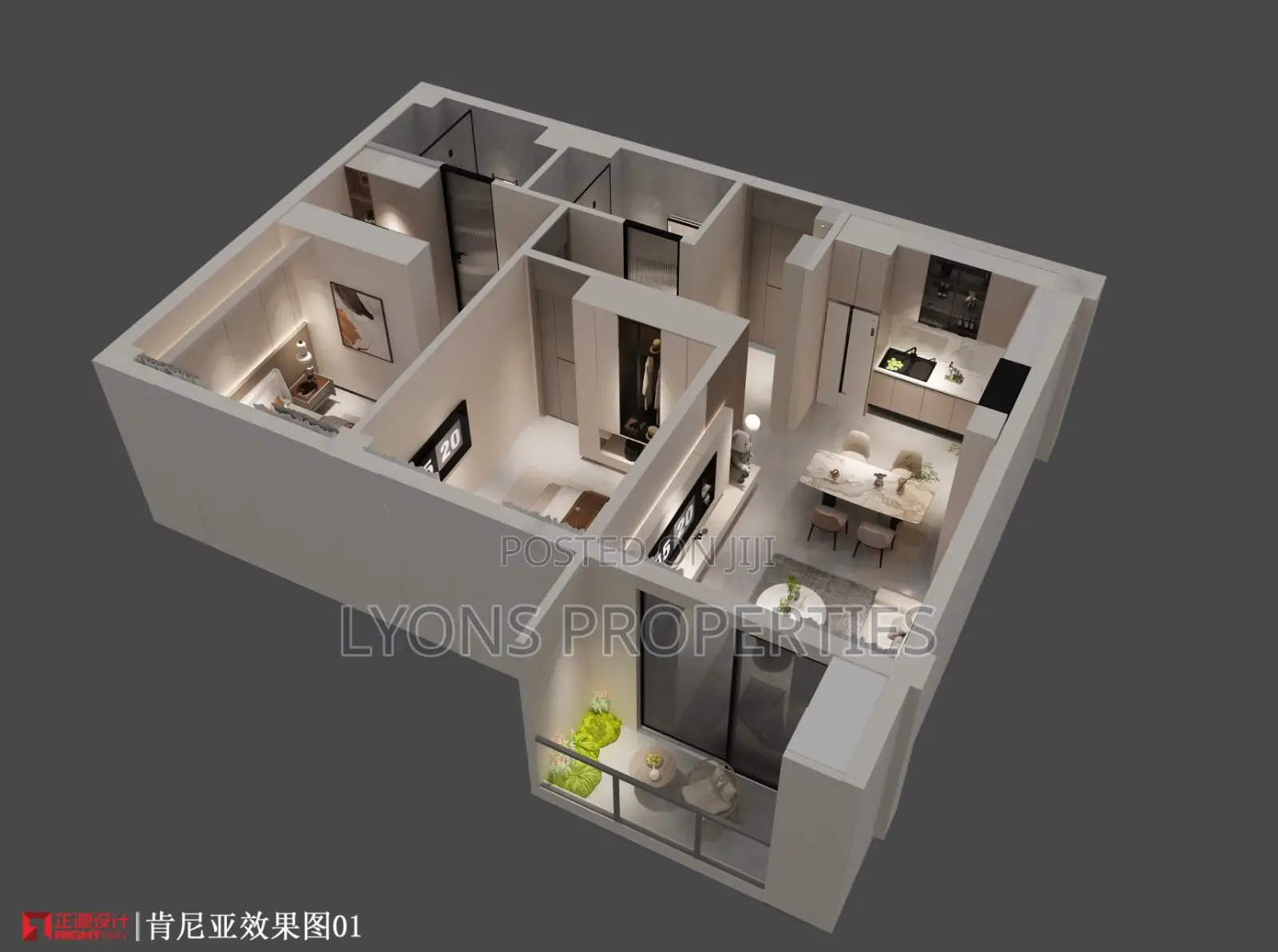 2bdrm Apartment in Gataka for sale