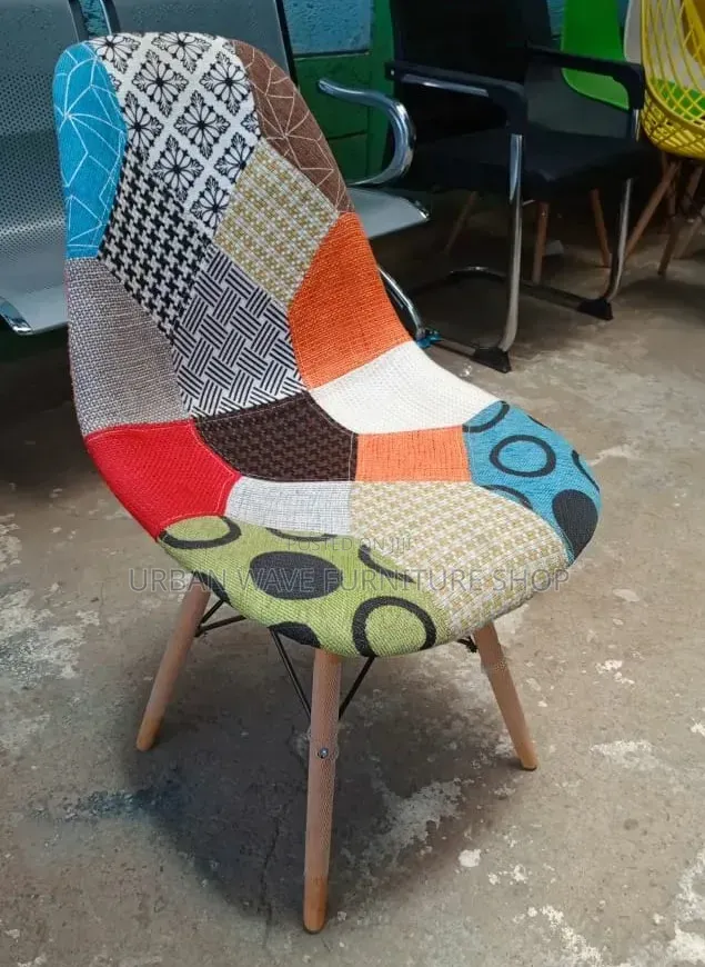 Padded Eams Outdoor Chairs
