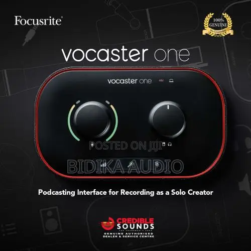 Focusrite Vocaster One — Podcasting Interface for Recording