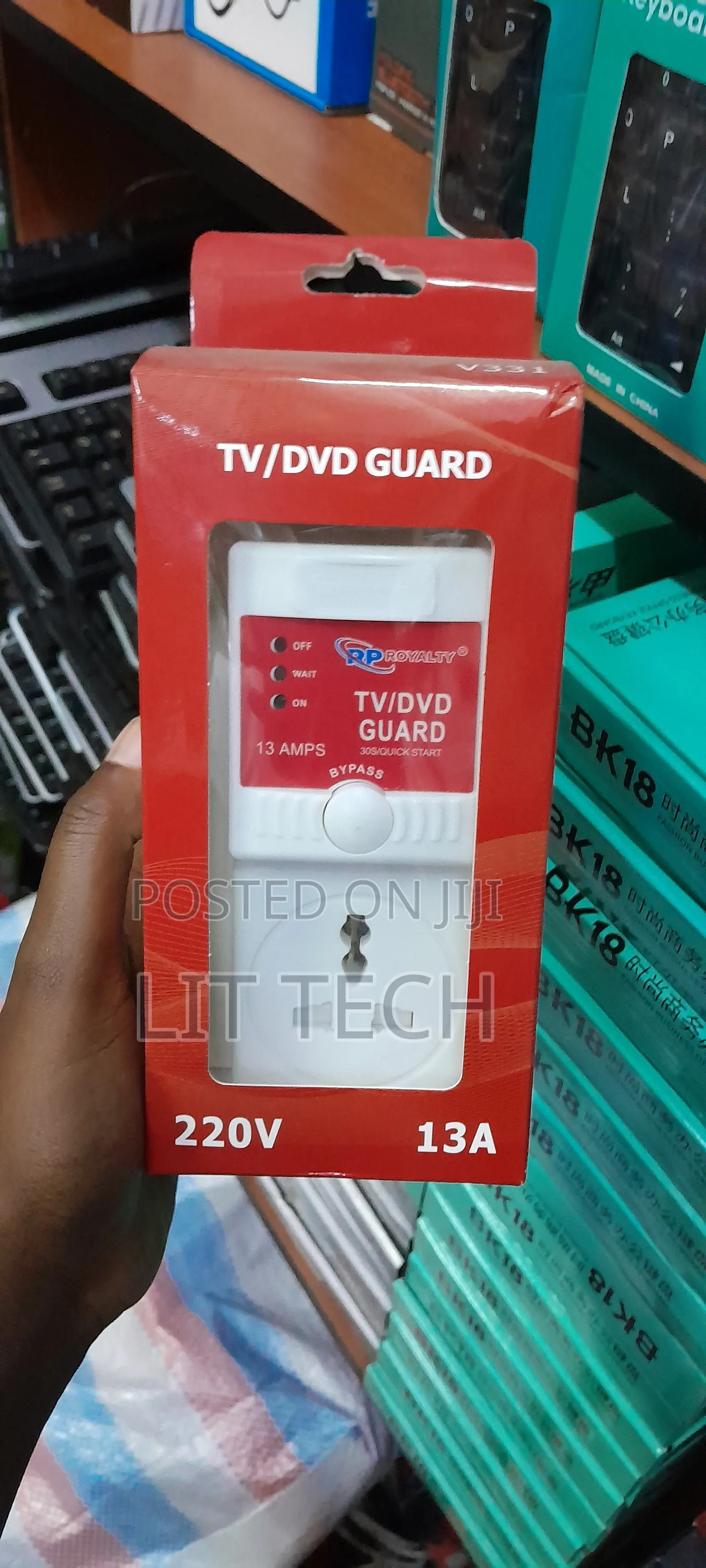 TV/DVD Guard 220V 13A (Voltage Surge Protector)