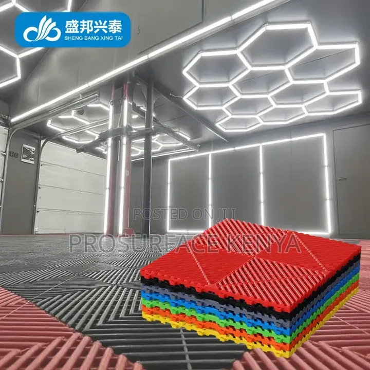 Garage Floor Tiles for Commercial Vehicle Parking