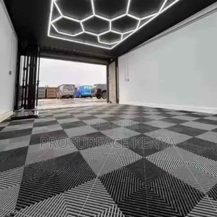 Rigid Garage Tiles for Auto Service Centres