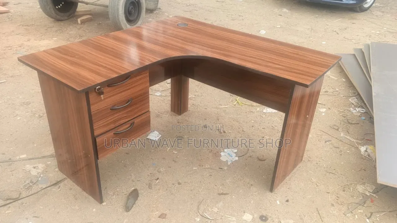 Corner Dark Walnuts Desks