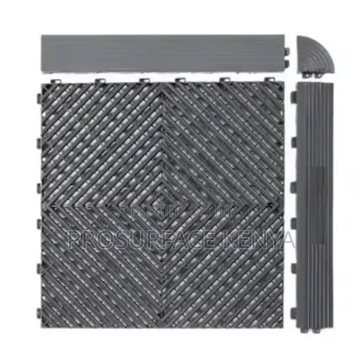 Open Grid Garage Flooring for Vehicle Service Bays