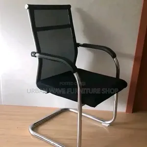 Black Visitors Mesh Chairs