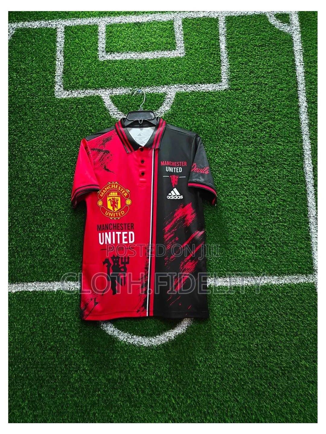 Manchester United 90s Concept Polo Jersey.