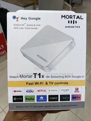 MORTAL T1X 8K Android Streaming Box (16 GB, Quad Core)