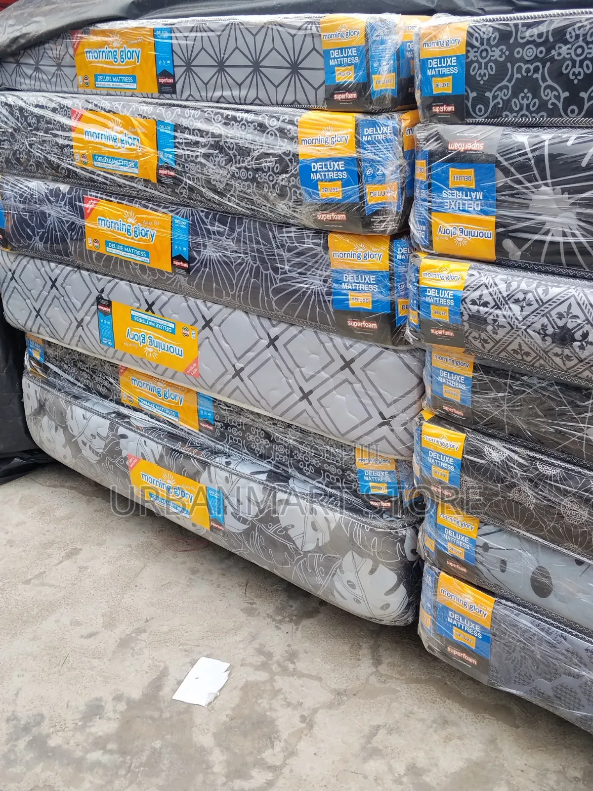 Superfoam Mattress 5 by 6, 8 Inches Quilted- Deluxe Duty