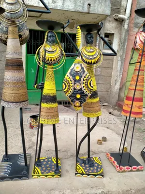 Handmade African Tribal Figurine Sculpture