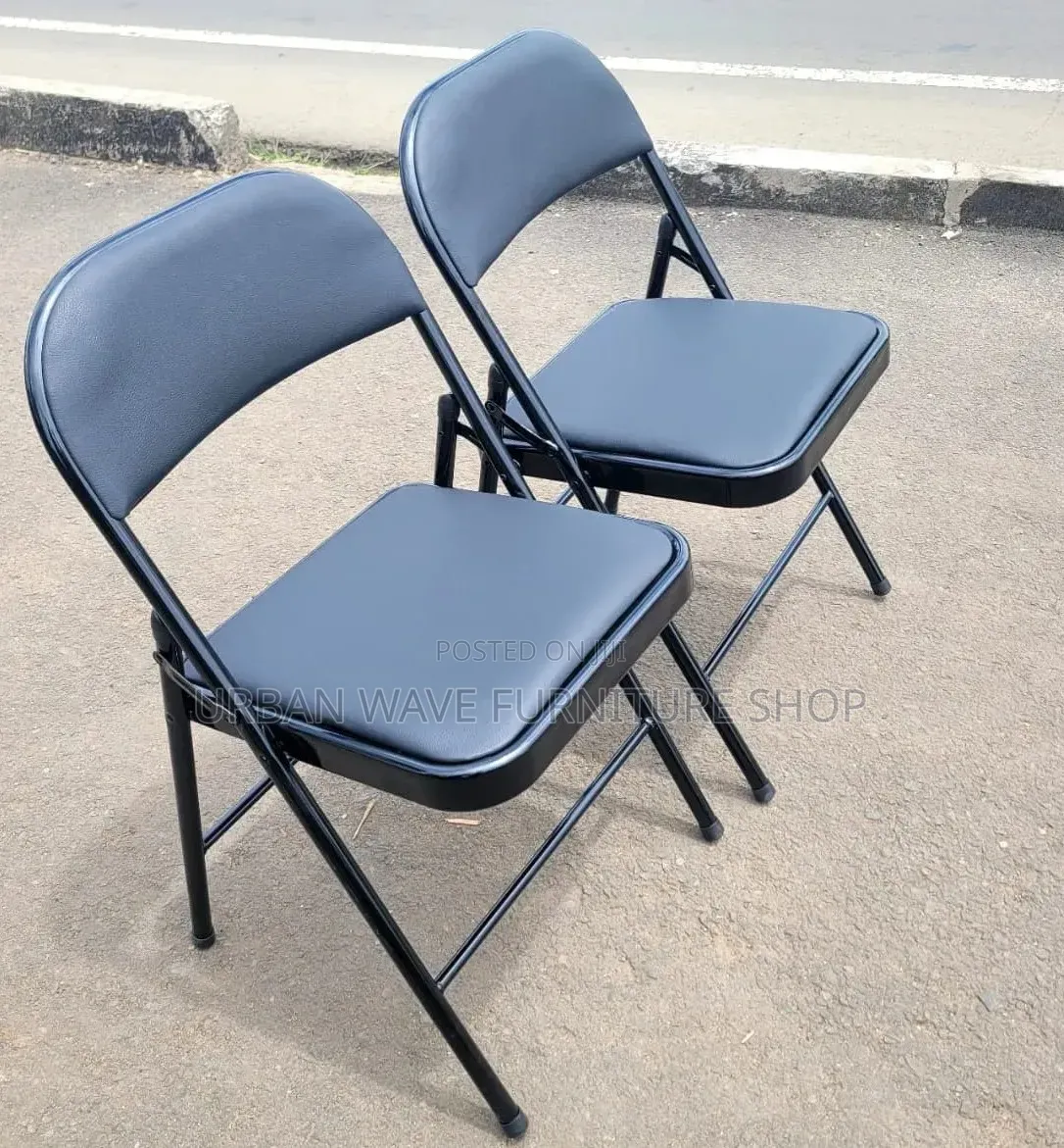 Black Foldable Camping Chairs