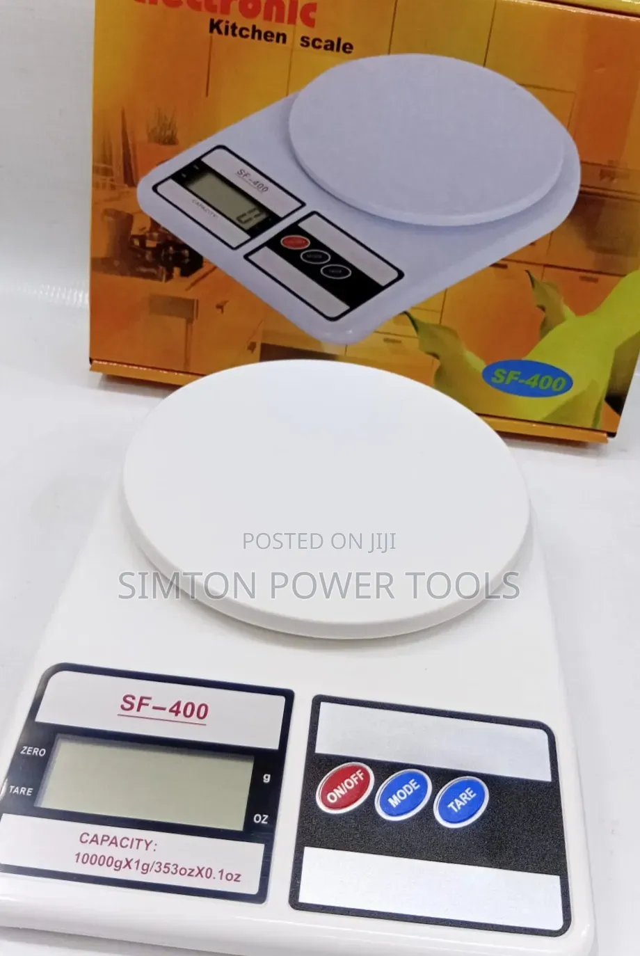 Digital Kitchen Weighing Scale SF-400– 10kg Capacity