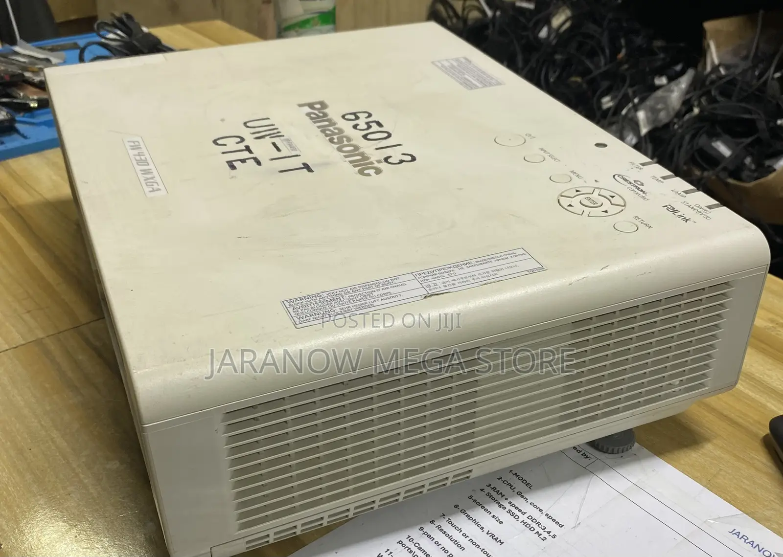Panasonic PT-FW430U Commercial WXGA 3LCD Projector