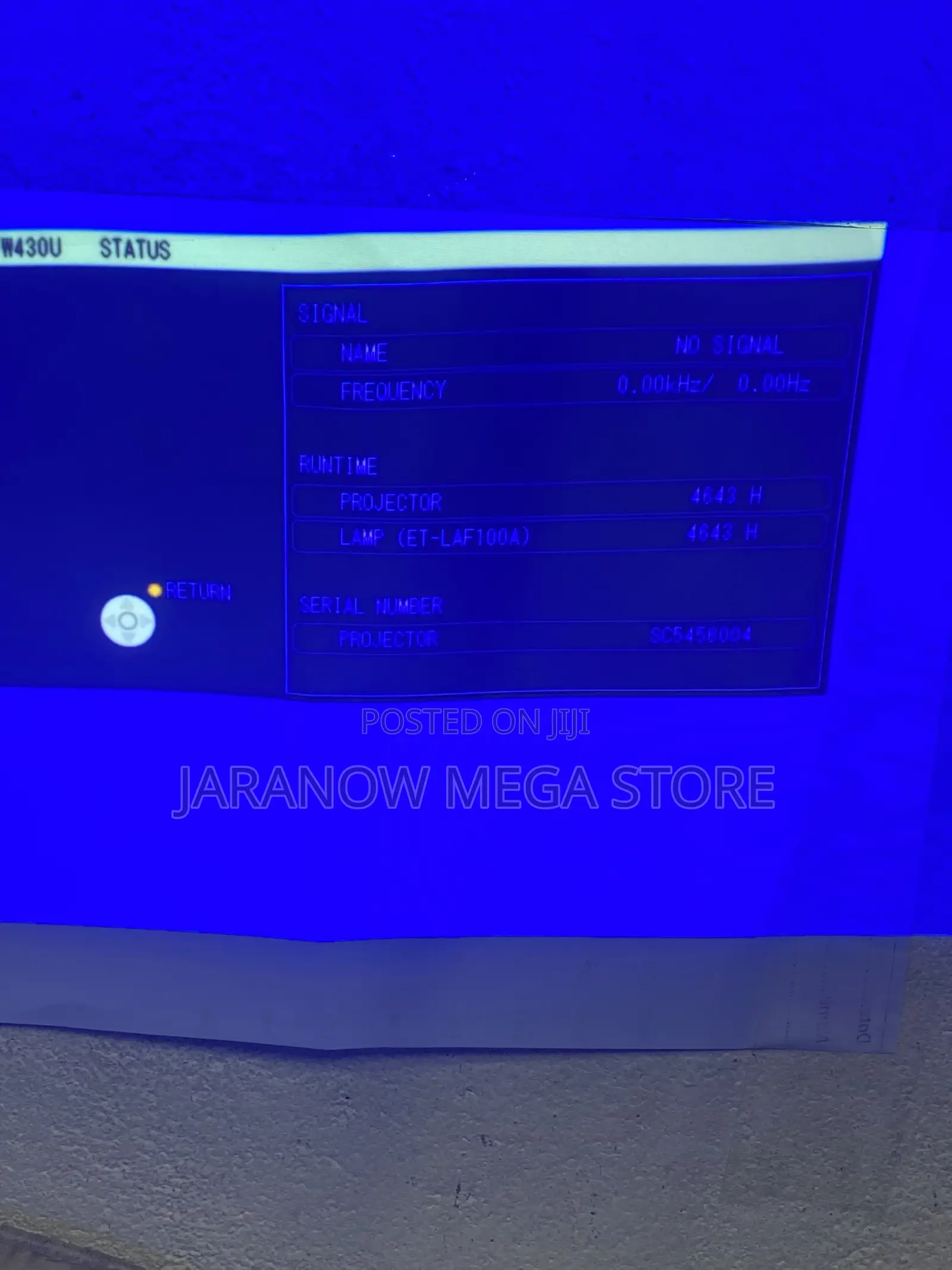 Panasonic PT-FW430U Commercial WXGA 3LCD Projector