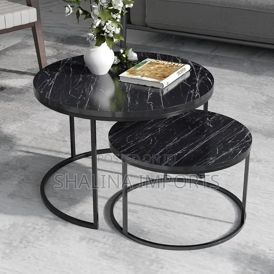 MDF Nesting Coffee Table – Black Finish