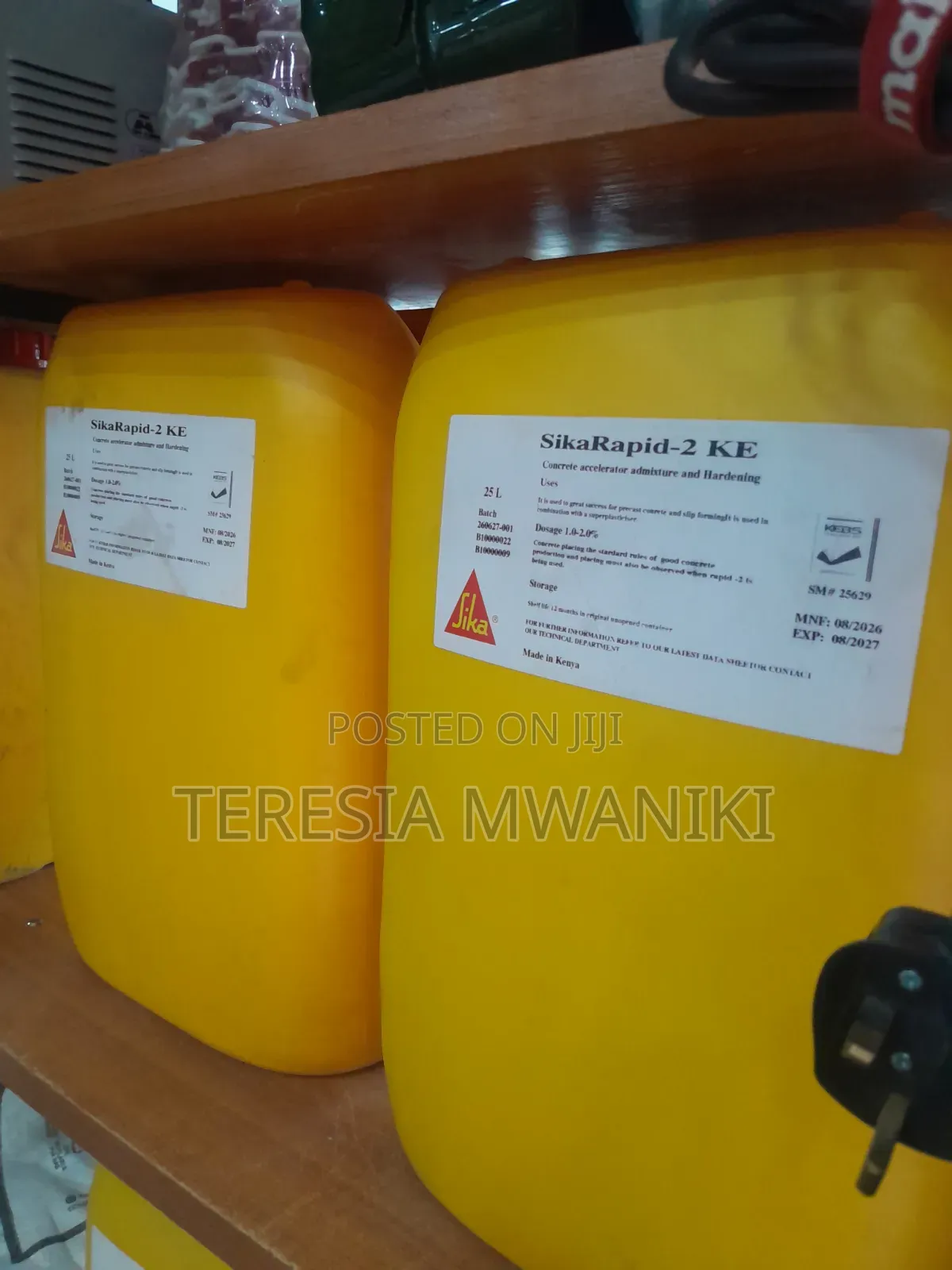 Hardener for Concrete Sika Rapid 2 -25ltrs Jerrican