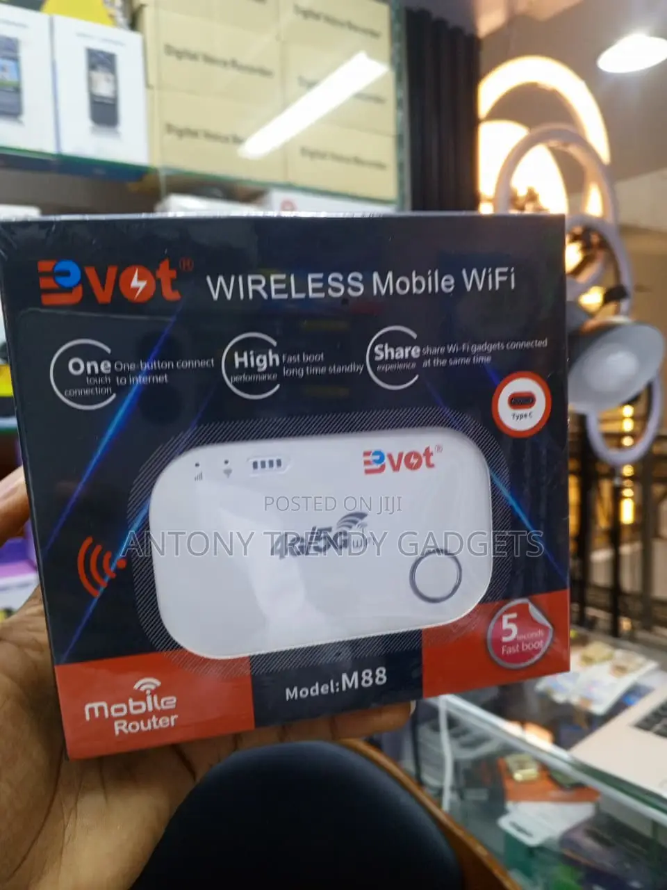 BVOT M88 4G LTE Home WiFi Router 150Mbps 10 Devices
