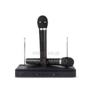 Share This Product Max MX-306 Dual Wireless Professional Microphone
