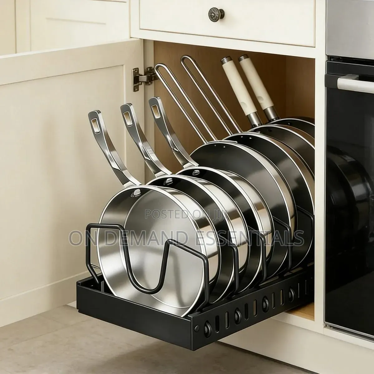 Heavy Duty Pull-Out Pot & Pan Organizer
