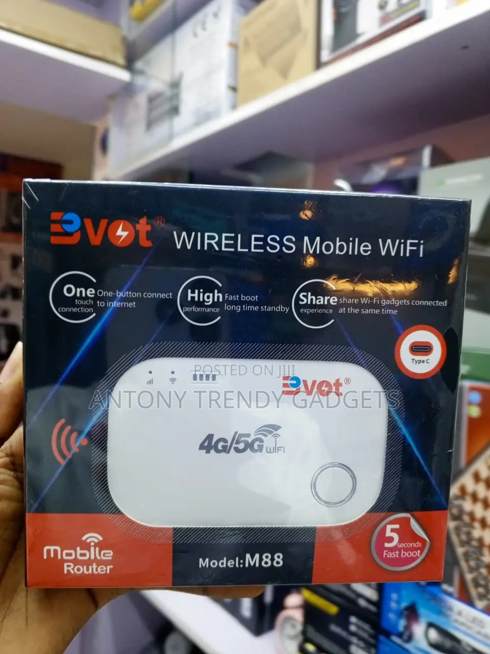 BVOT M88 Safaricom Airtel 4G Router 150Mbps 10 Devices