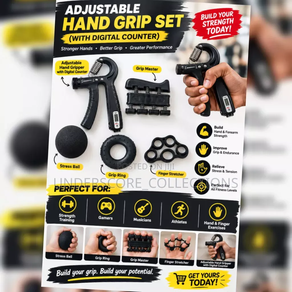 Adjustable Hand Grip Set