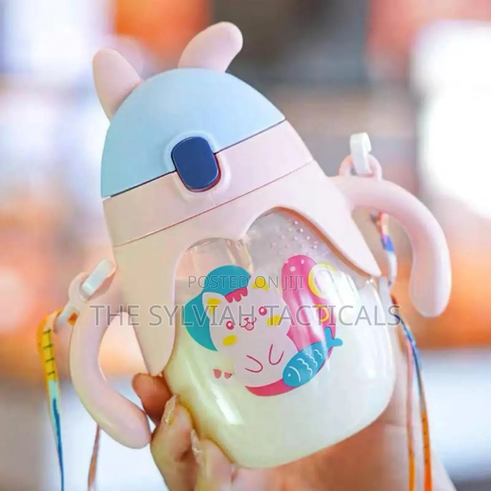 *Kids Water Cup for School, Special Anti-Fall Straw, Anti-Choke