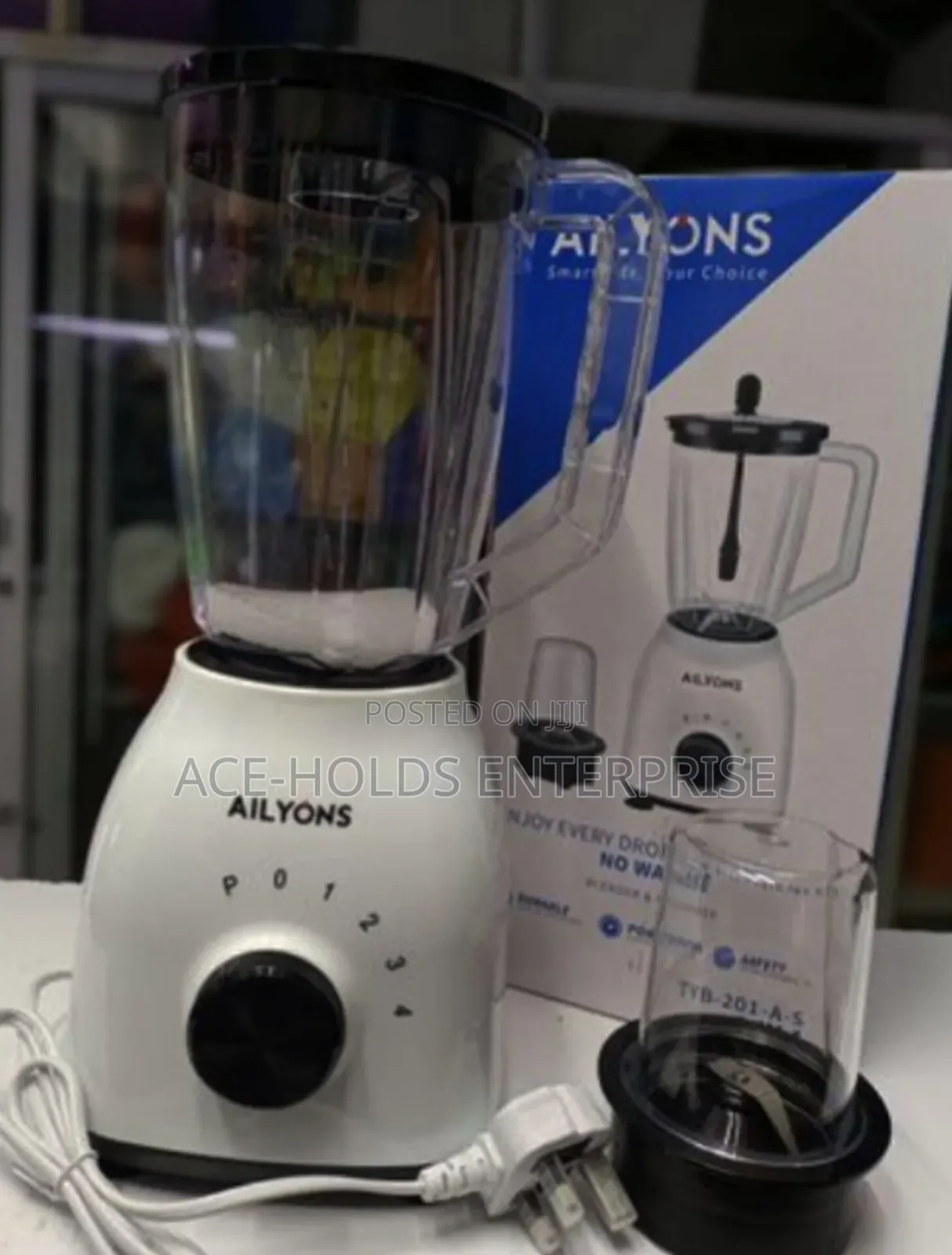 Ailyons 2-in-1 Blender & Grinder TYB-201-A-S (Home Use)