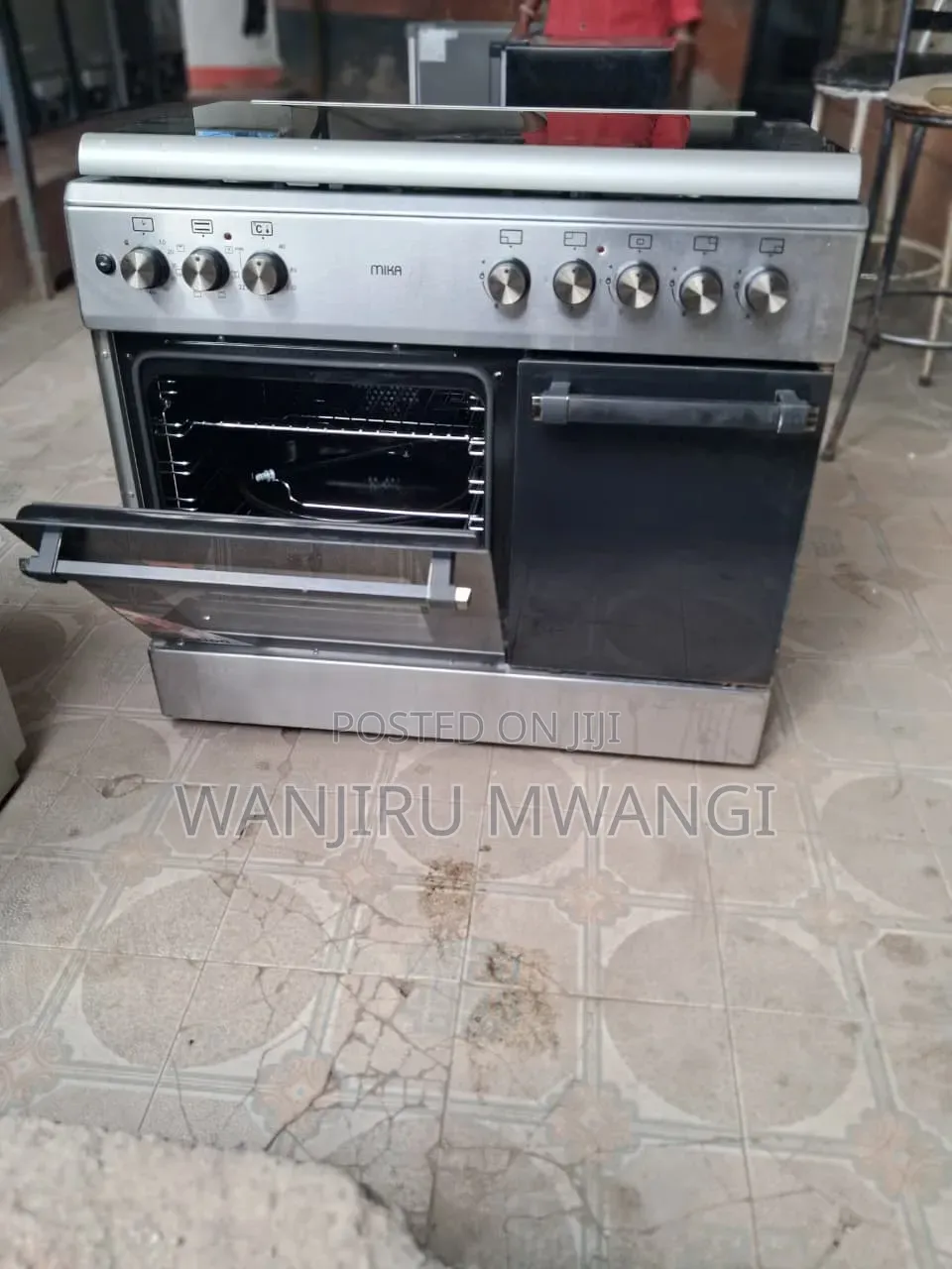 Cooker 5burner+(4gases +1 Electric Plate) Electric Oven