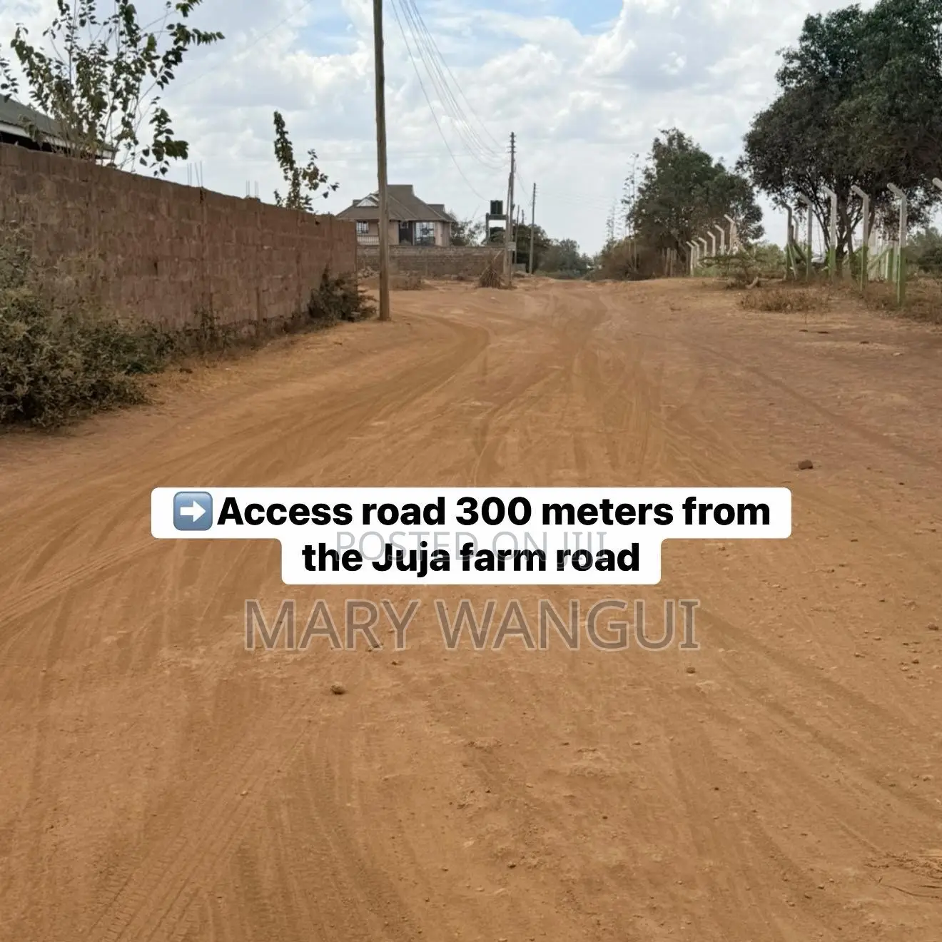 50 by 100 (0.045ha ) Plot Juja -Kalimoni