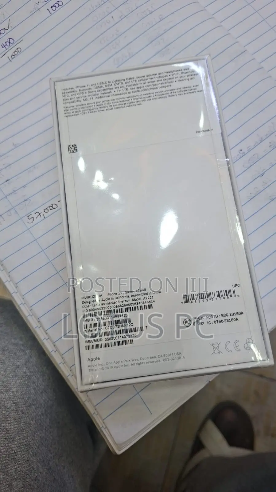 New Apple iPhone 11 128 GB Green