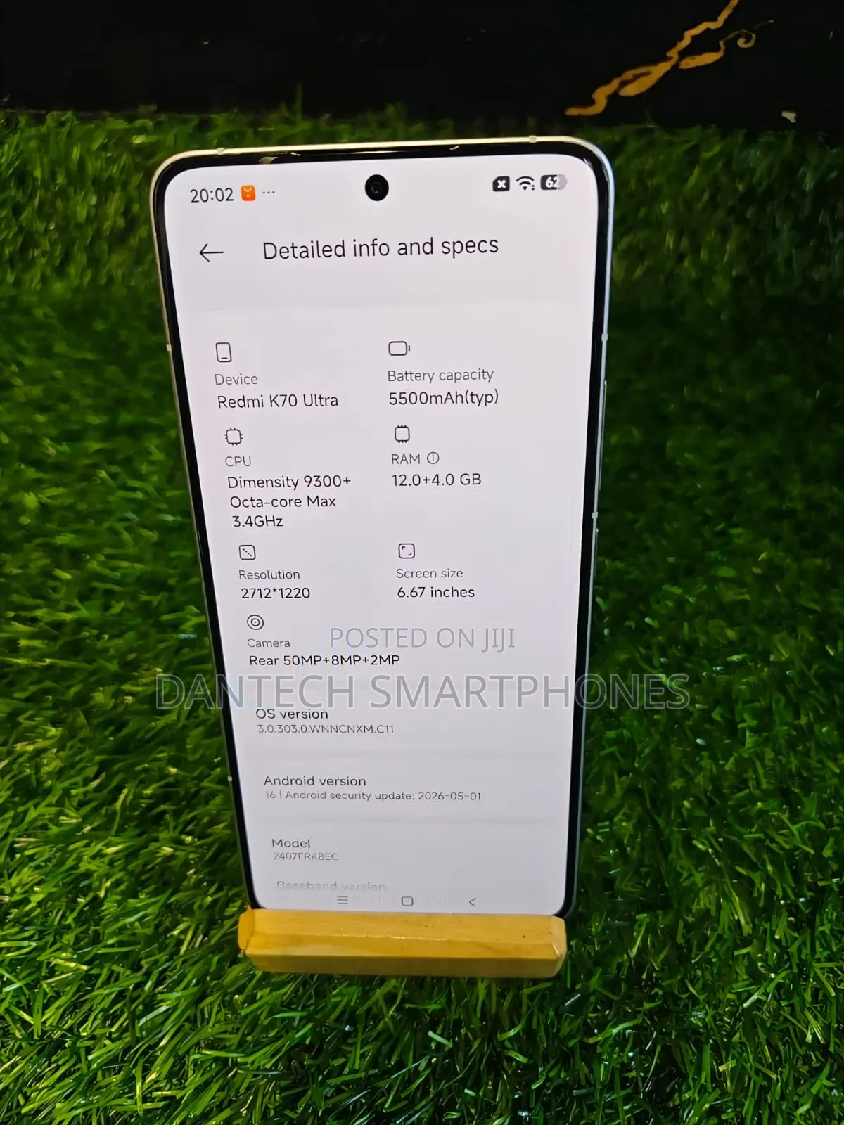 New Xiaomi Redmi K70 Pro 256 GB Rose Gold