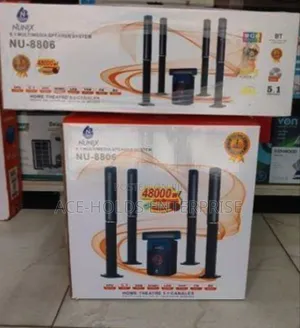 Home Theatre - 5.1ch Nunix Sub-Woofer System (270watts) NU-8806