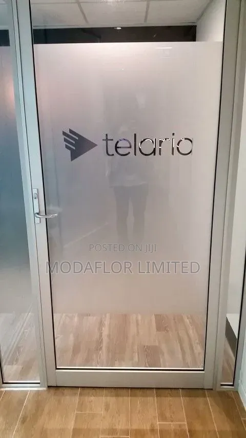 Custom Company Name Frosted Film for Glass Panels