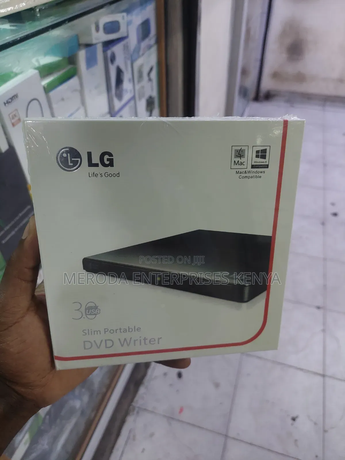 LG Slim Portable DVD Writer