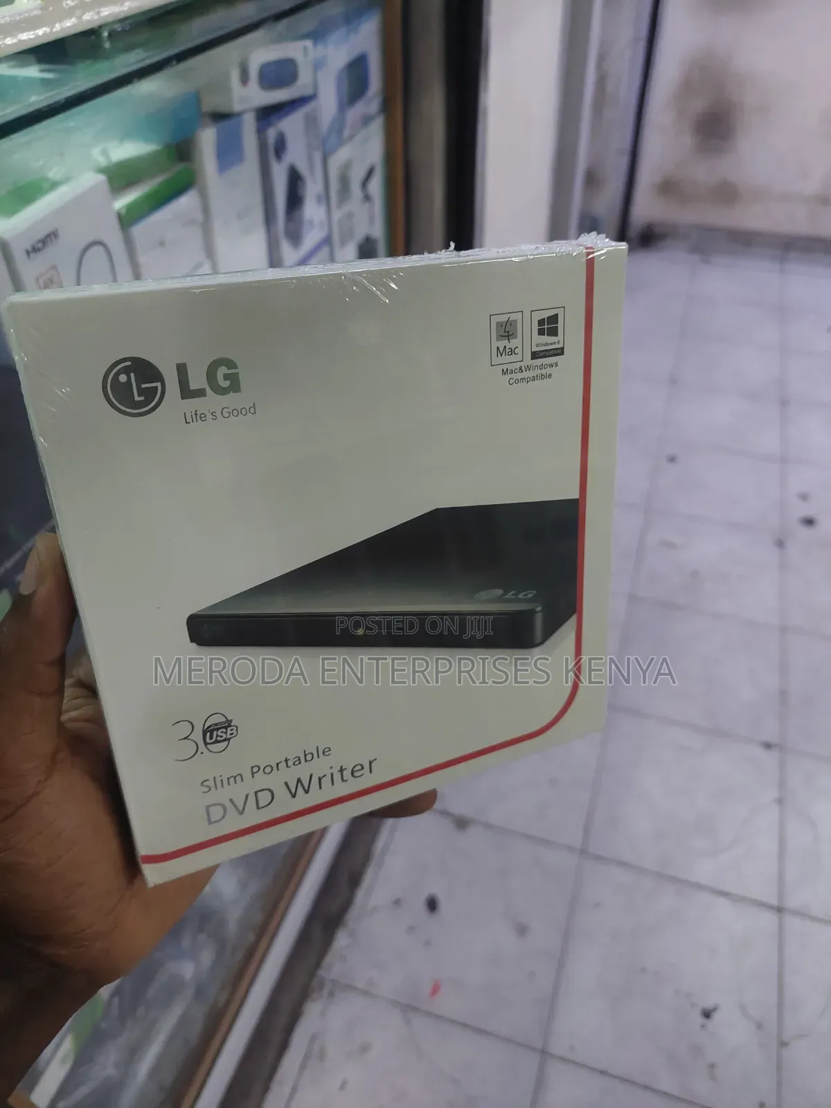 LG Slim Portable DVD Writer