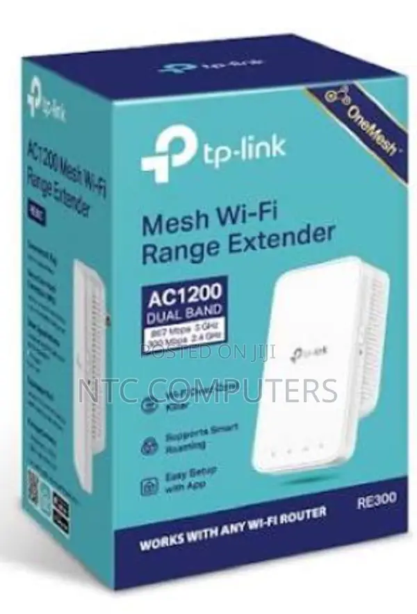 TP-Link Re300 Ac1200 Dual Band Mesh Wireless Wifi Repeater