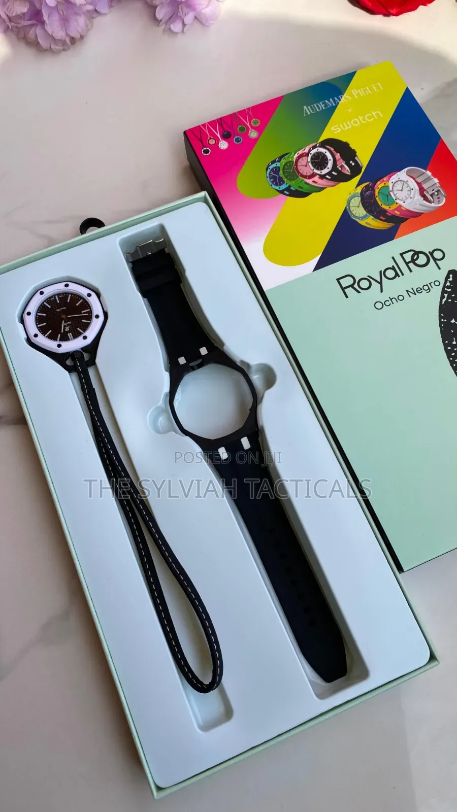 Trendy Ap X Swatch Royal Pop
Rubber Comfortable Strap
Silent Movement