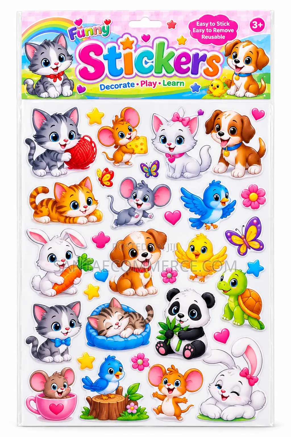 Tom and Jerry Decorative Cartoon Stickers